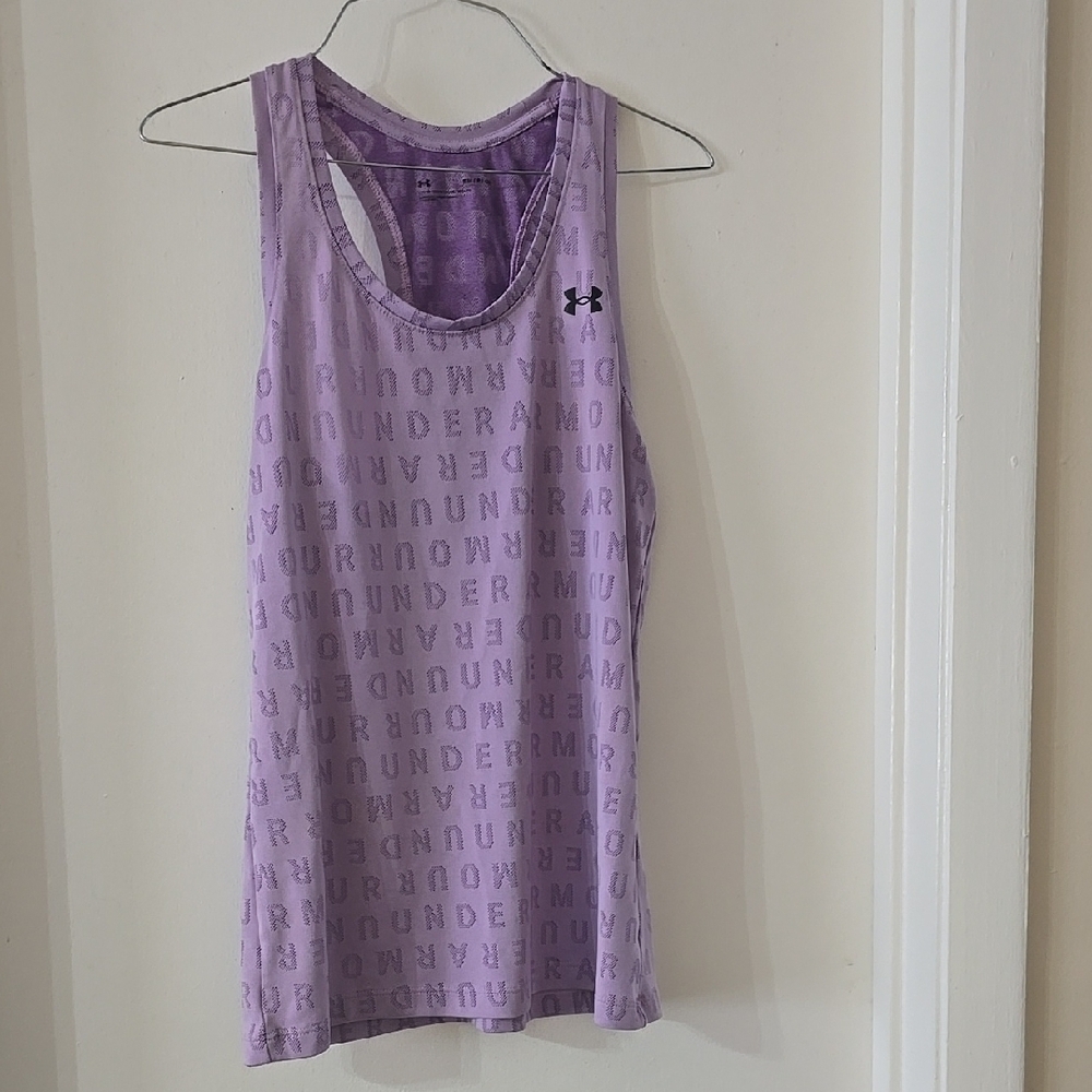 Under Armour Women's Purple Tank Top Sz‎ Sm